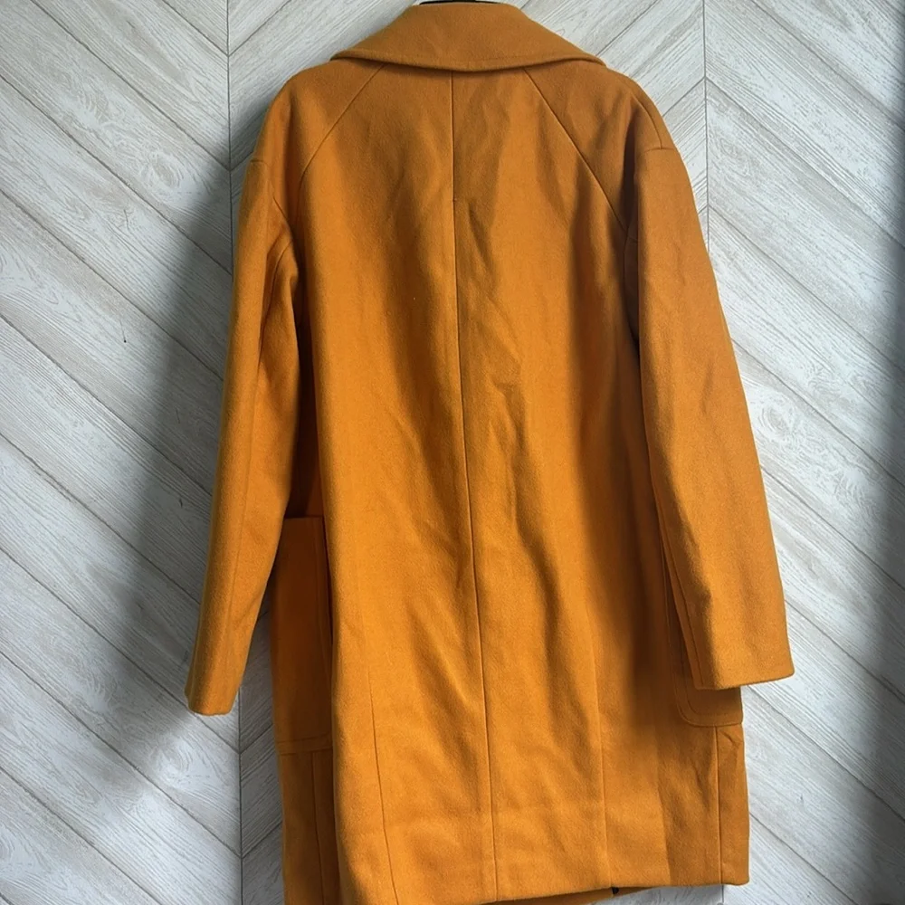 NEW Topshop coat yellow 2 - Picture 4 of 4